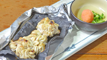 白子昆布焼き